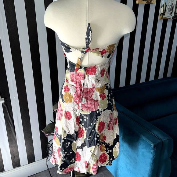Vintage Y2K Floral Midi Dress - Picture 2 of 7